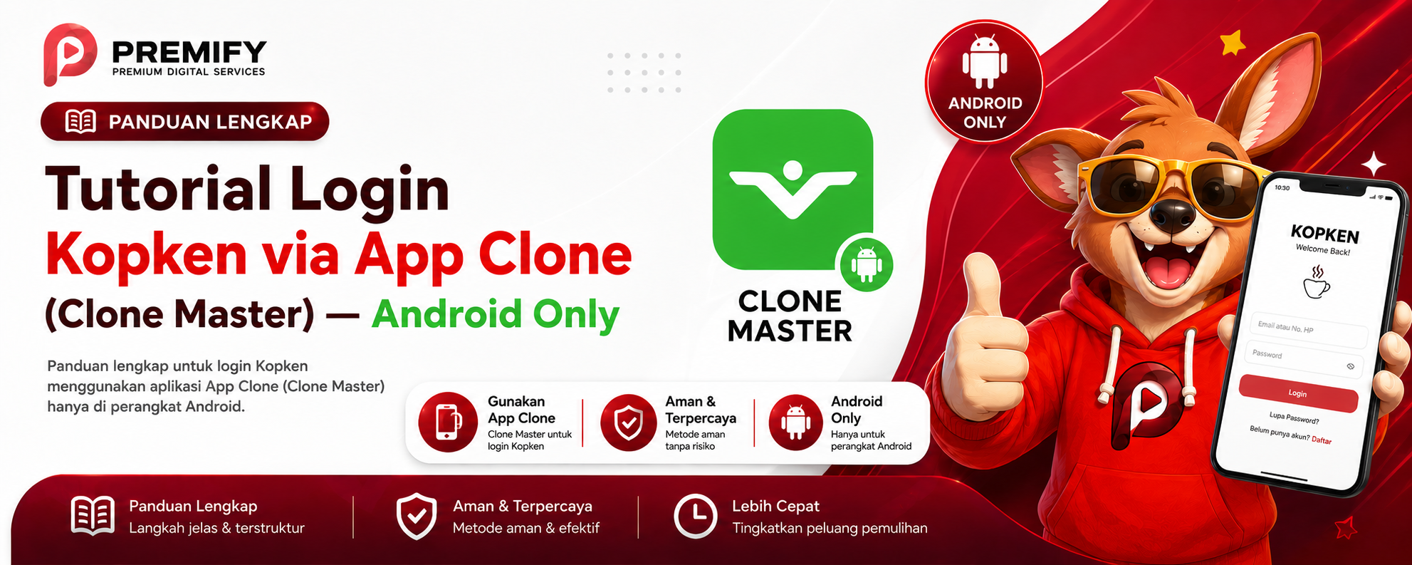 Tutorial Login Kopken via App Clone (Clone Master) — Android Only